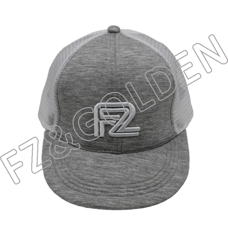 Export Camo Cap –
Flat Visor 6 Panel Air Cotton+Mesh Snapback Trucker Cap – FUZHI