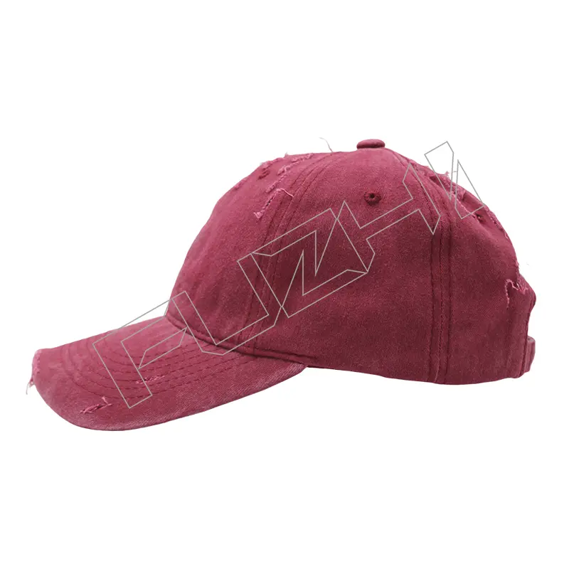 FZBC-6101 Korean broken washed vintage cap spring and summer shade washed to do old hole baseball cap soft top thin cap