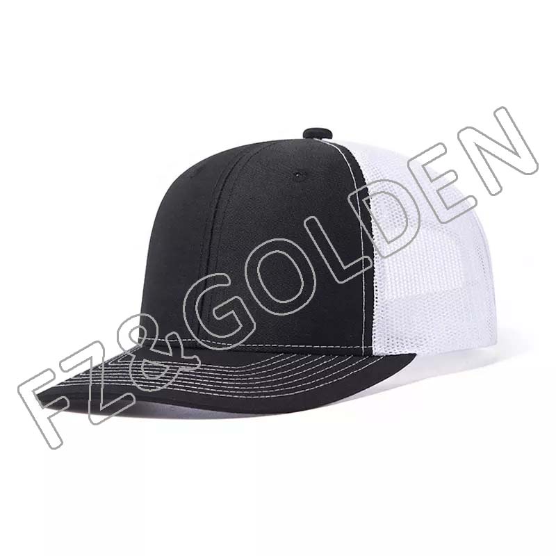 FZBC20250716-7 High Profile 6 Panel Hats Gorra Men Sports Cotton Custom Embroidery Logo Mesh Trucker cap