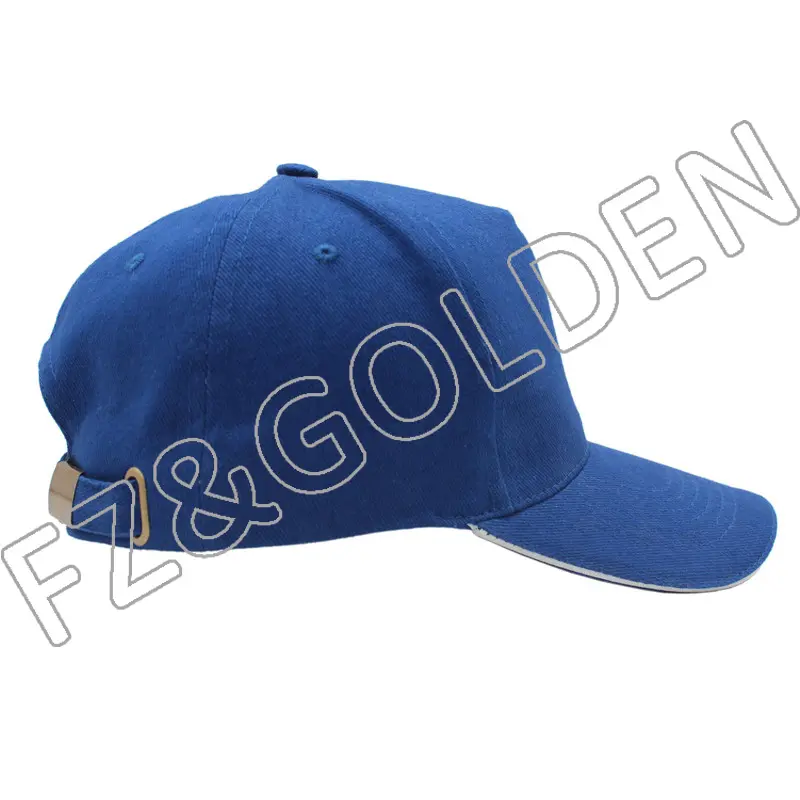 High-Quality Military Cap –
5 panel 100% Cotton Twill Baseball Cap With Sandwich Brim – FUZHI