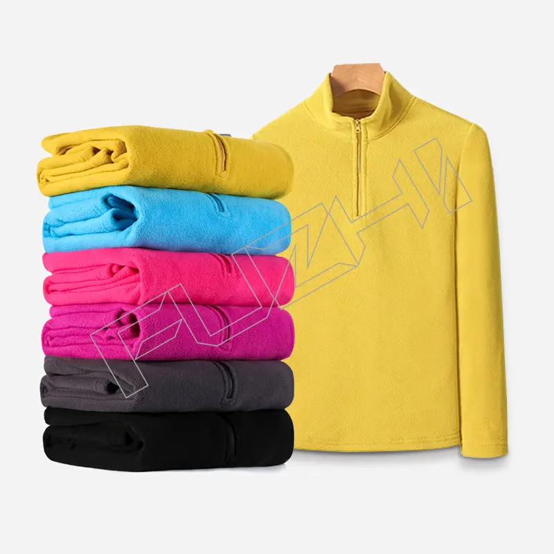 FZJA-1000 Autumn and winter pullover men and women fleece sweatershirt sports leisure fleece sweatershirt jacket polar inner bladder warm