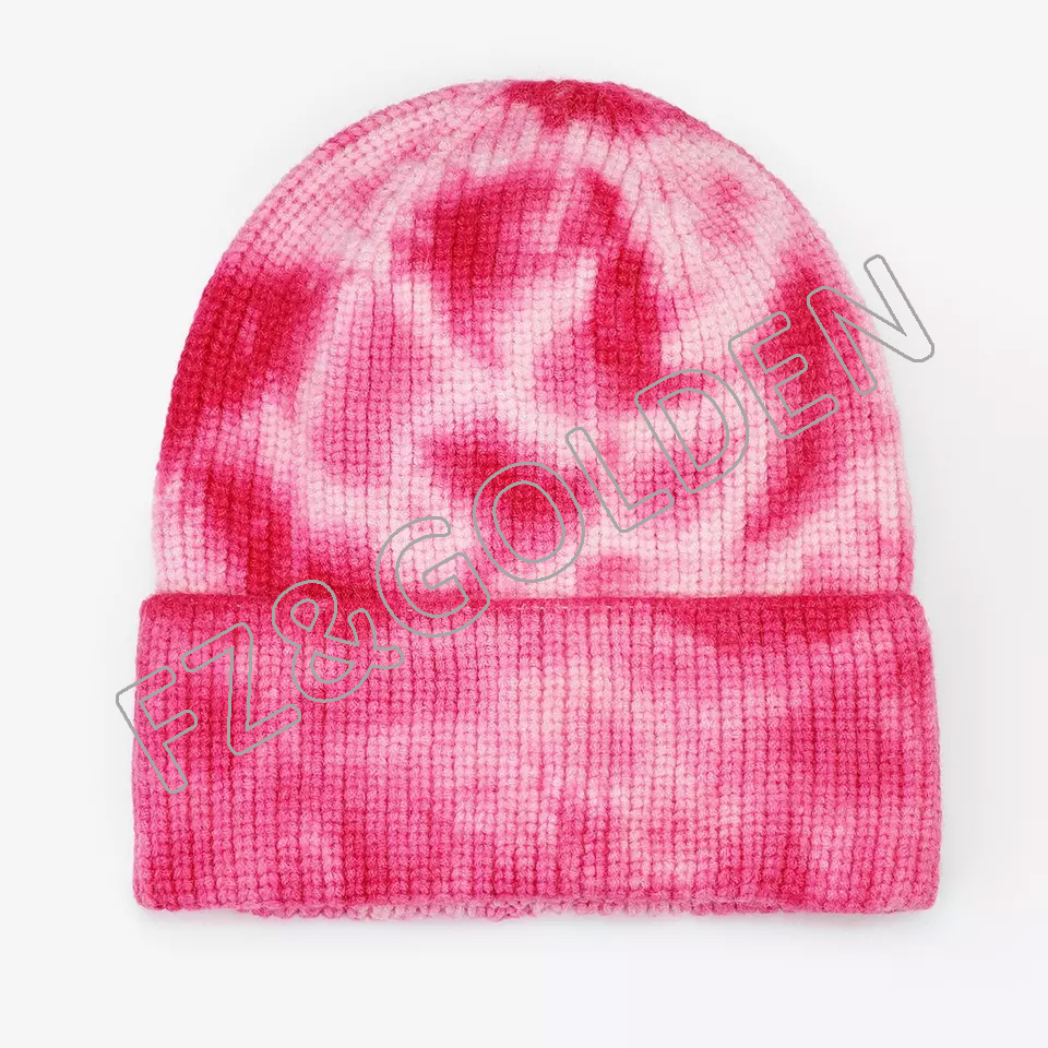 FZBH20250729 High quality custom customized embroidery logo 100% acrylic winter sport knitted knit beanie hats