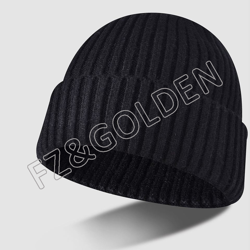 OEM/ODM Fur Beanie Suppliers -
High Quality Custom Logo Multicolor Winter Polyester Knitted Beanie Hats - FUZHI
