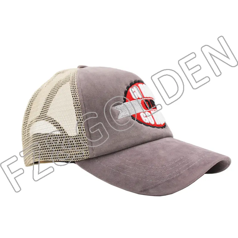 Cheapest Custom Cap Supplier –
5 Panel Flannel+Mesh Trucker Cap – FUZHI