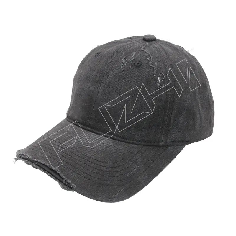 FZBC-6101 Korean broken washed vintage cap spring and summer shade washed to do old hole baseball cap soft top thin cap