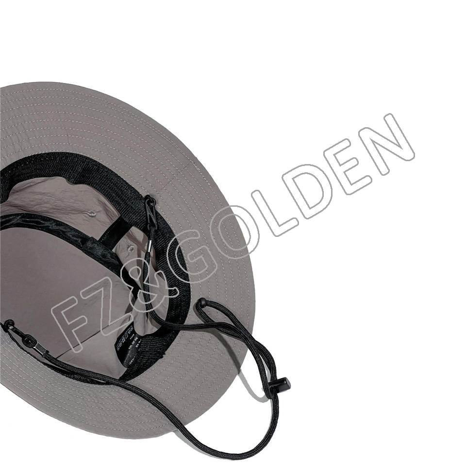 High-Quality Hat For Winter -
Salahe Unisex Cotton Solid Color UPF50 UV Boonie Beach custom bucket hat logo Cap - FUZHI