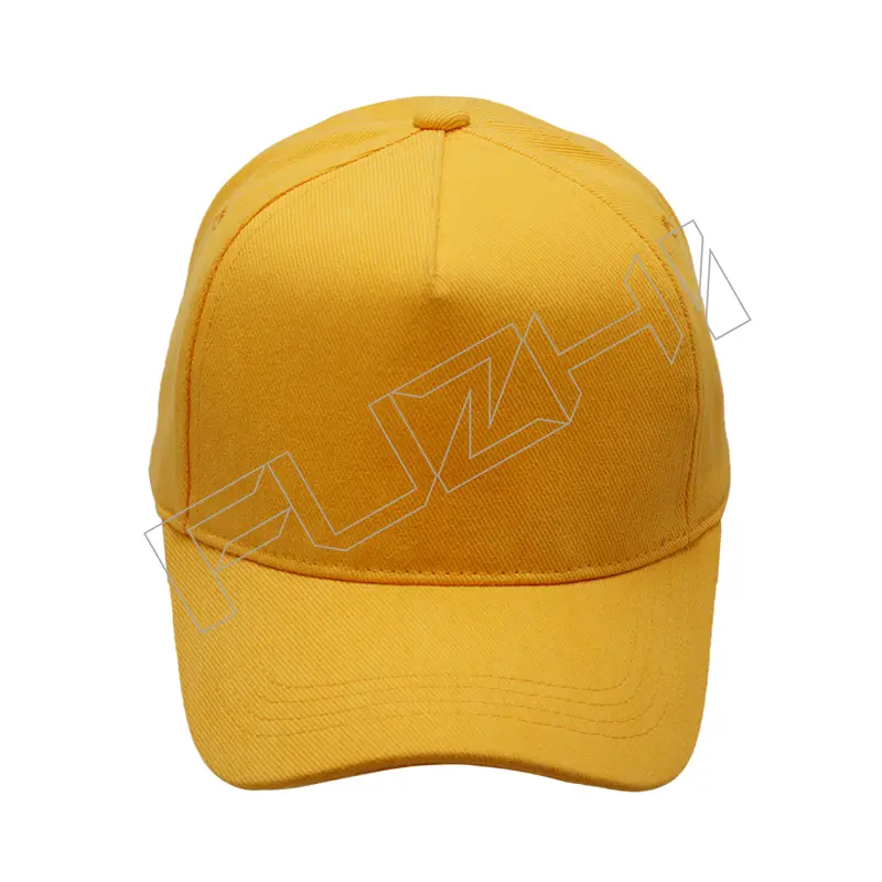 FZBC-5004 New 5 panel solid color cotton baseball cap heavy brushed cotton baseball cap men and women casual cap outdoor cap