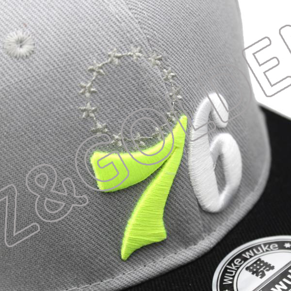 Promotional Baseball Cap Factory -
6 Panel 3D Printed Cotton Baseball snapback hat - FUZHI