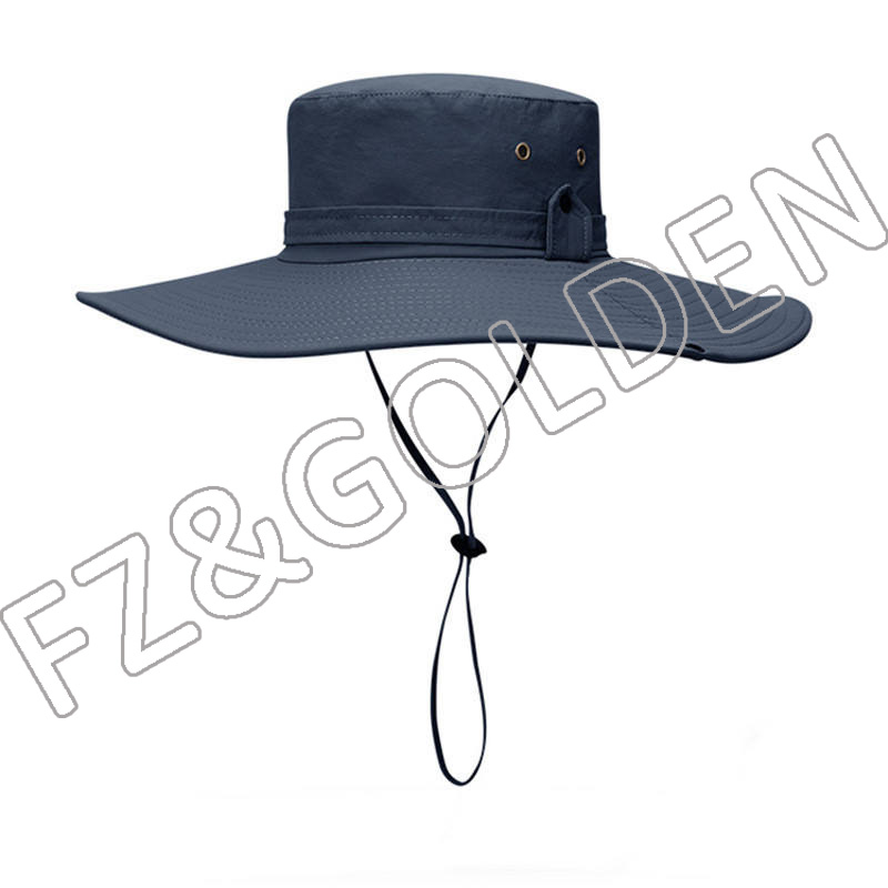 Wholesale Hat Suppliers -
Waterproof Sun Outdoor UV Protection Bucket Mesh Boonie Adjustable Fishing hats & caps - FUZHI