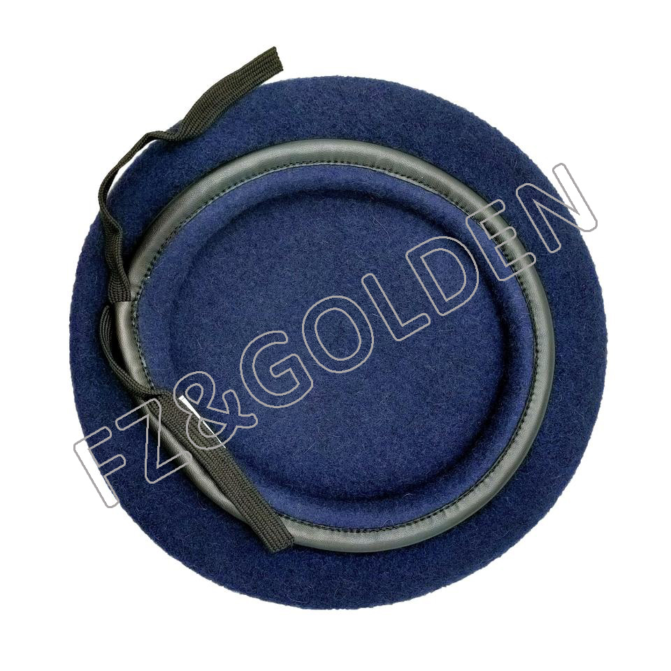 Cheapest Men Beanie Hat Manufacturer -
Army Military Flash Midnight Navy Blue Custom Berets - FUZHI