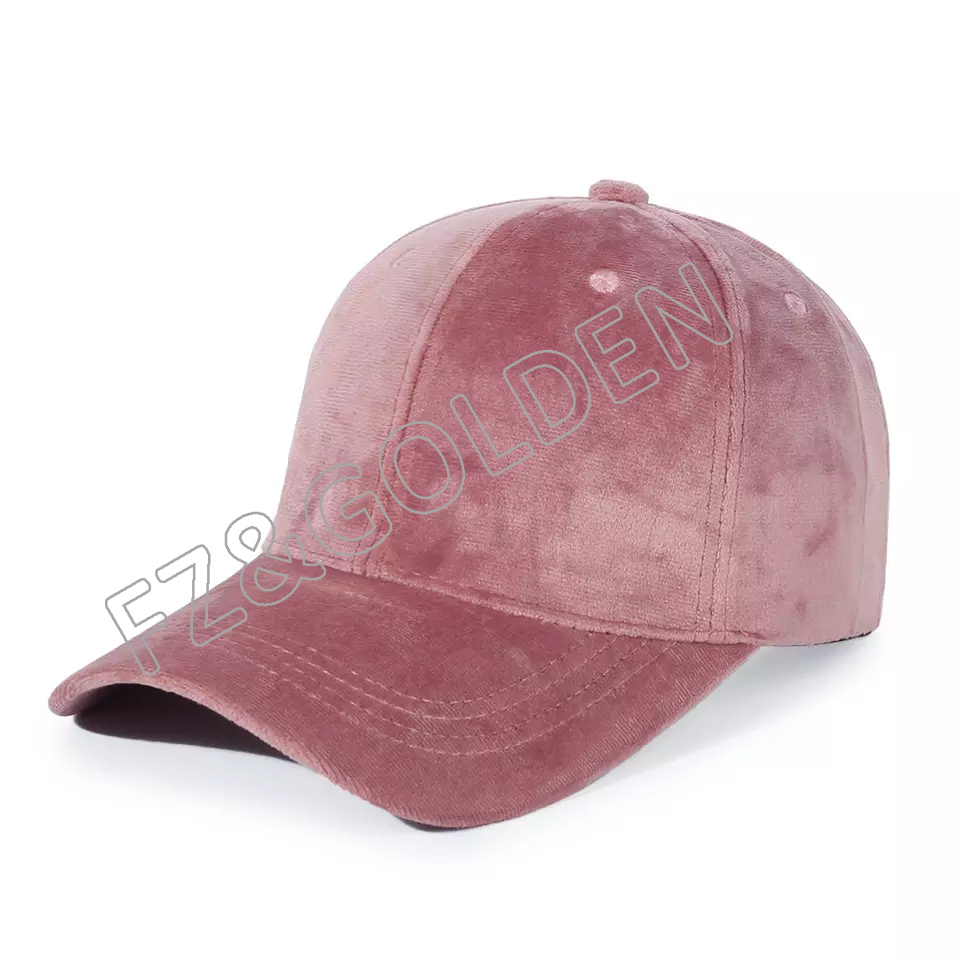FZBC20250716-4 Custom Corduroy embroidery logo curved brim sports hat 6 panel autumn winter baseball velvet caps