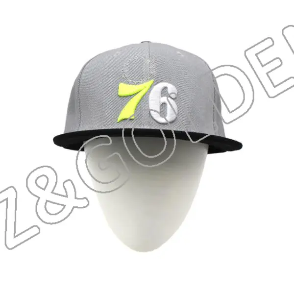 OEM/ODM Flat Visor Cap Suppliers –
6 Panel 3D Printed Cotton Baseball snapback hat – FUZHI