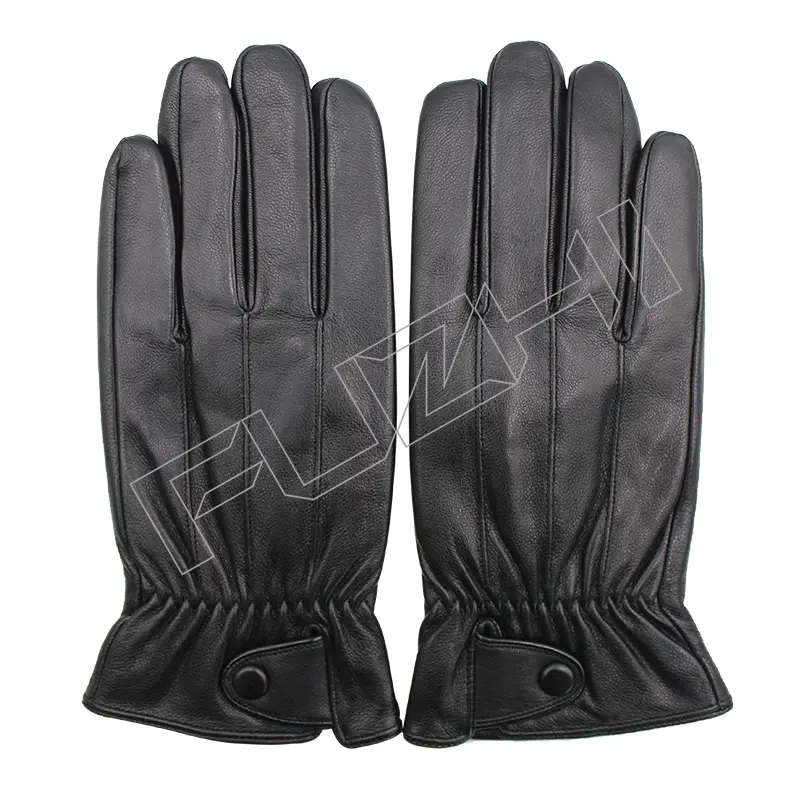 FZWG-1012 Men’s and women’s PU gloves new autumn and winter fashion warm and thick plus cashmere windproof and cold PU gloves