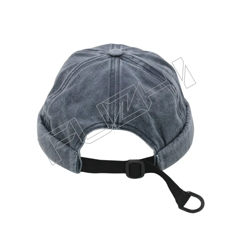 FZBC-6111 Men’s and women’s watertight washed vintage skull cap melon cap retro soft top landlord hat