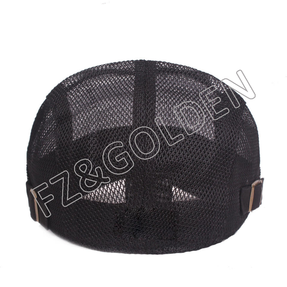 High-Quality Custom Hat -
Men's Mesh Breathable Summer Beret for Driving Hunting - FUZHI