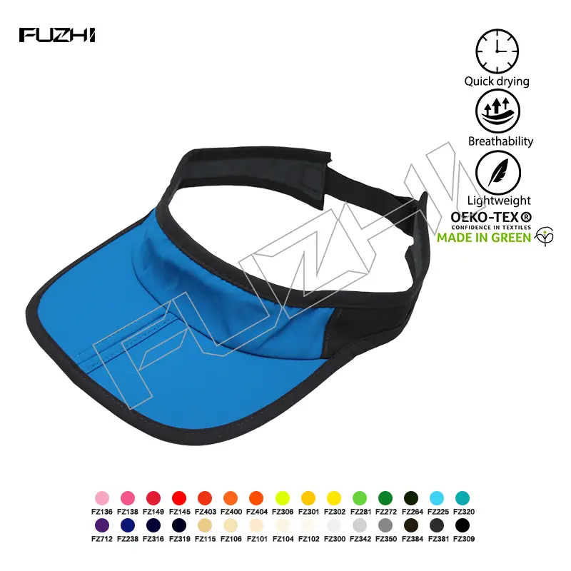 FZSH-1004 Quick-drying empty top sport sun cap custom new sun hat breathable sunscreen quick drying hat Featured Image