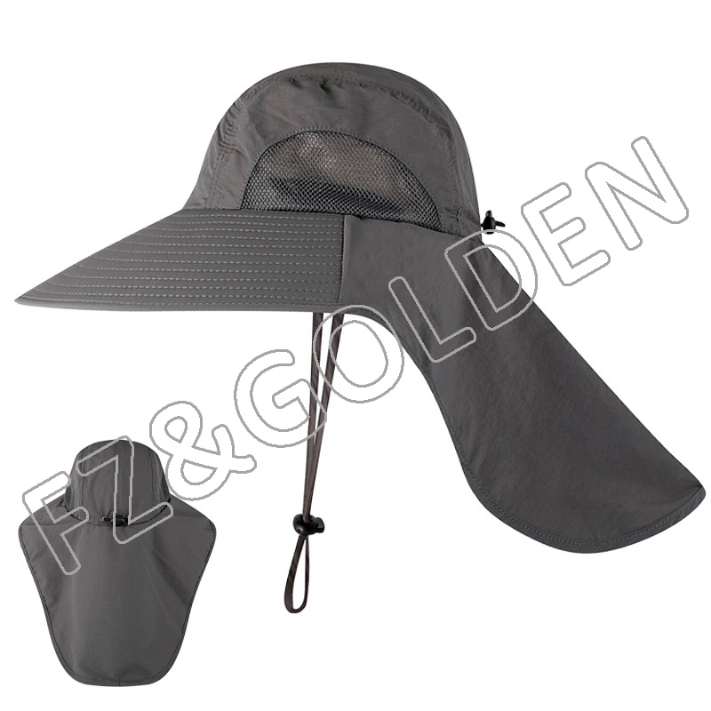 Best-Selling Kids Hat And Scarf Set Supplier -
The Depot Lightweight Quick Dry Polyester Packable Nylon Sun Bucket Hat - FUZHI