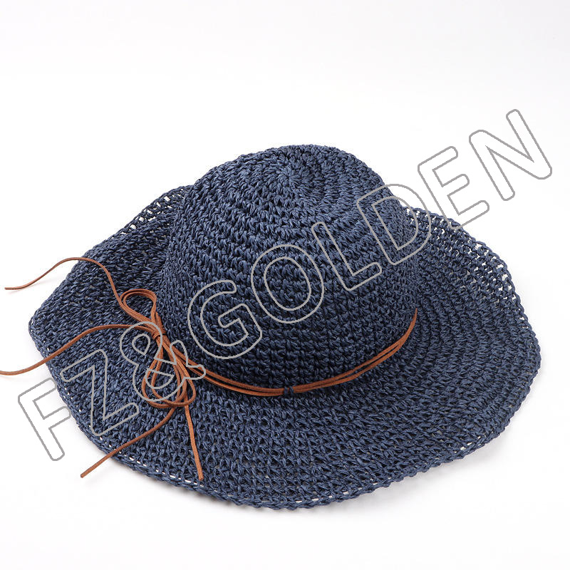 Discount Nets Hat Manufacturer -
Women's Sun Wide Brim UPF 50+ Summer Straw Beach Bucket Hat - FUZHI