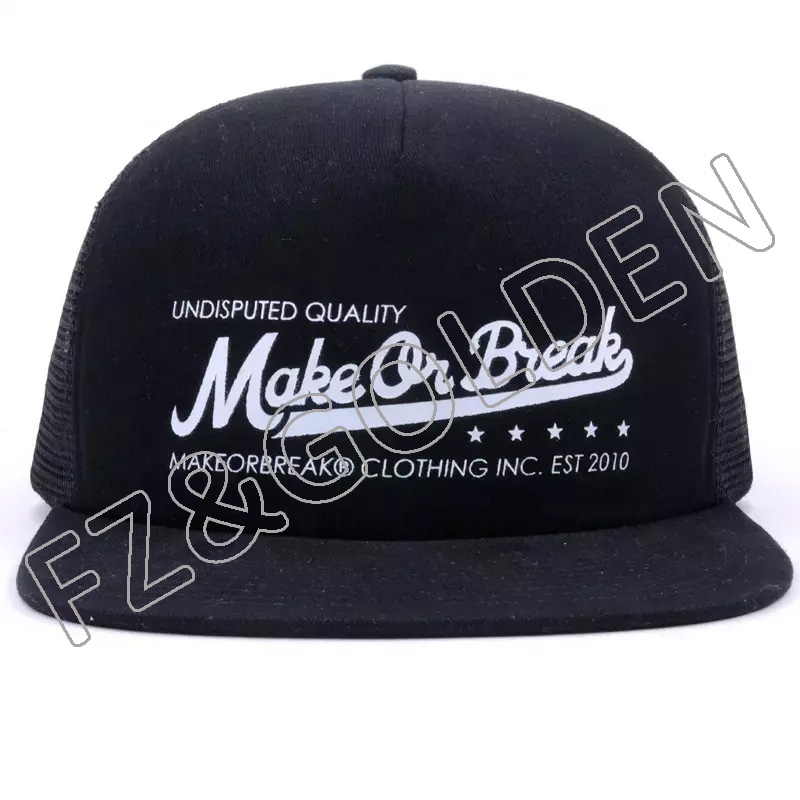 Export 5 Panel Baseball Cap Supplier -
low moq flat brim mesh hats snapback caps blank snapback trucker baseball caps hat - FUZHI