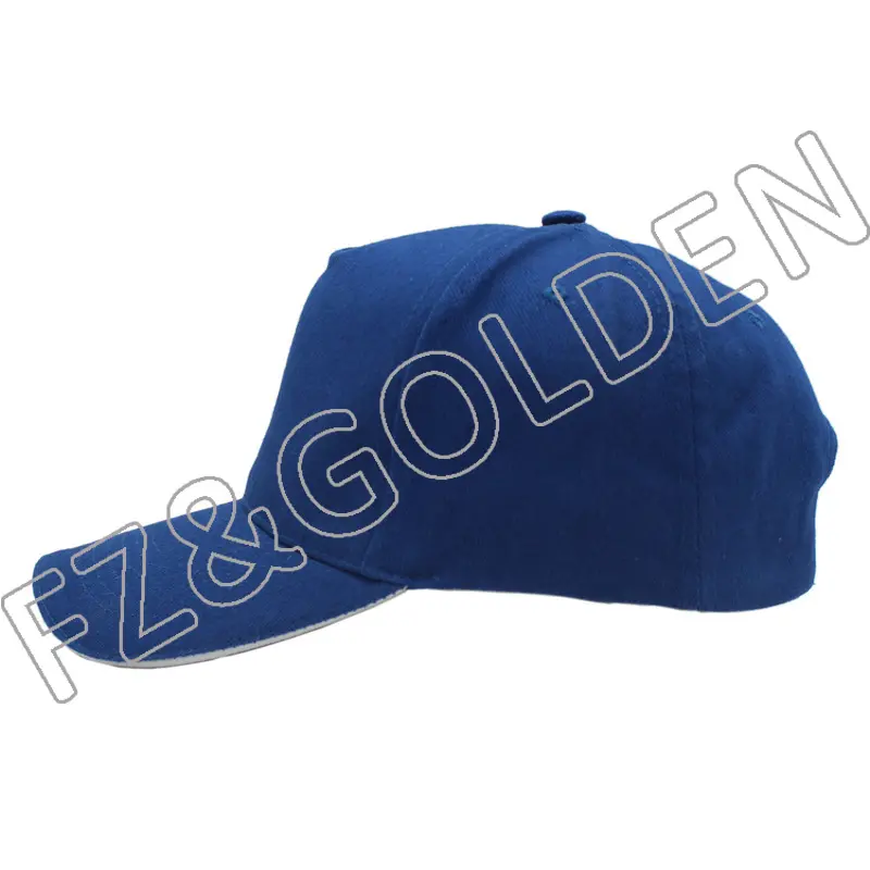 High-Quality Military Cap –
5 panel 100% Cotton Twill Baseball Cap With Sandwich Brim – FUZHI