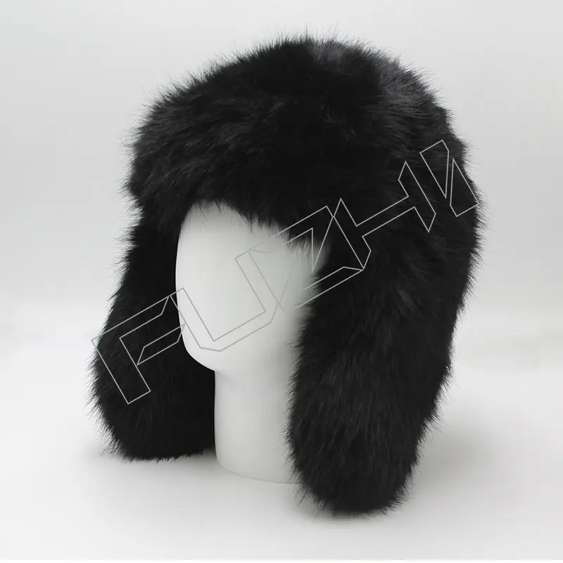 FZBH-1021 Women’s winter hat autumn and winter furry hat ski hat everything warm fur furry ear protection hat