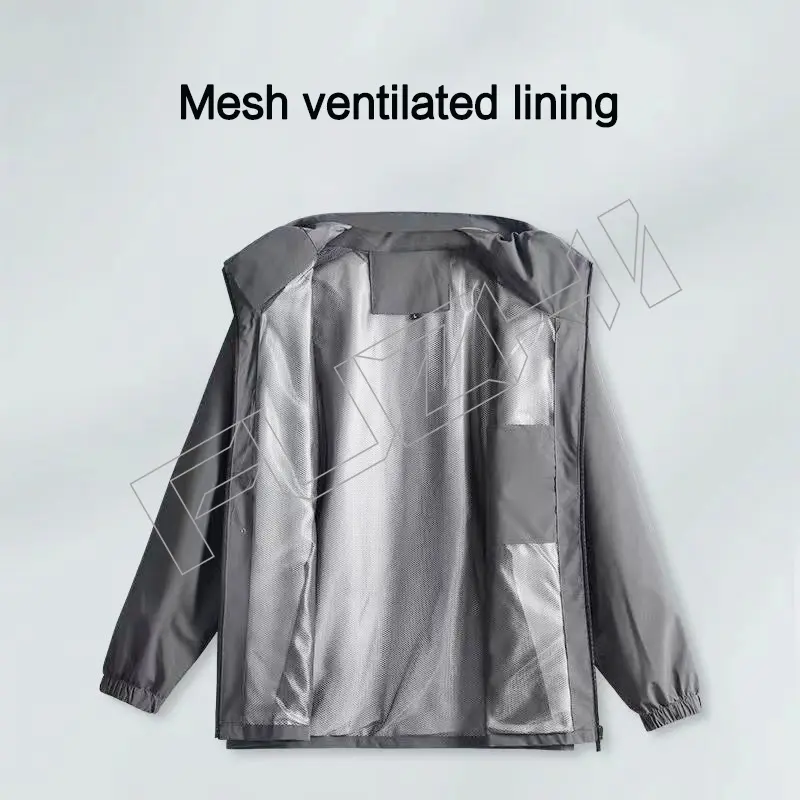 FZJA-1003 Men’s and women’s softshell jacket, sports jackets, solid color hooded coats, spring and autumn windproof and waterproof outdoor mountaineering clothing customized