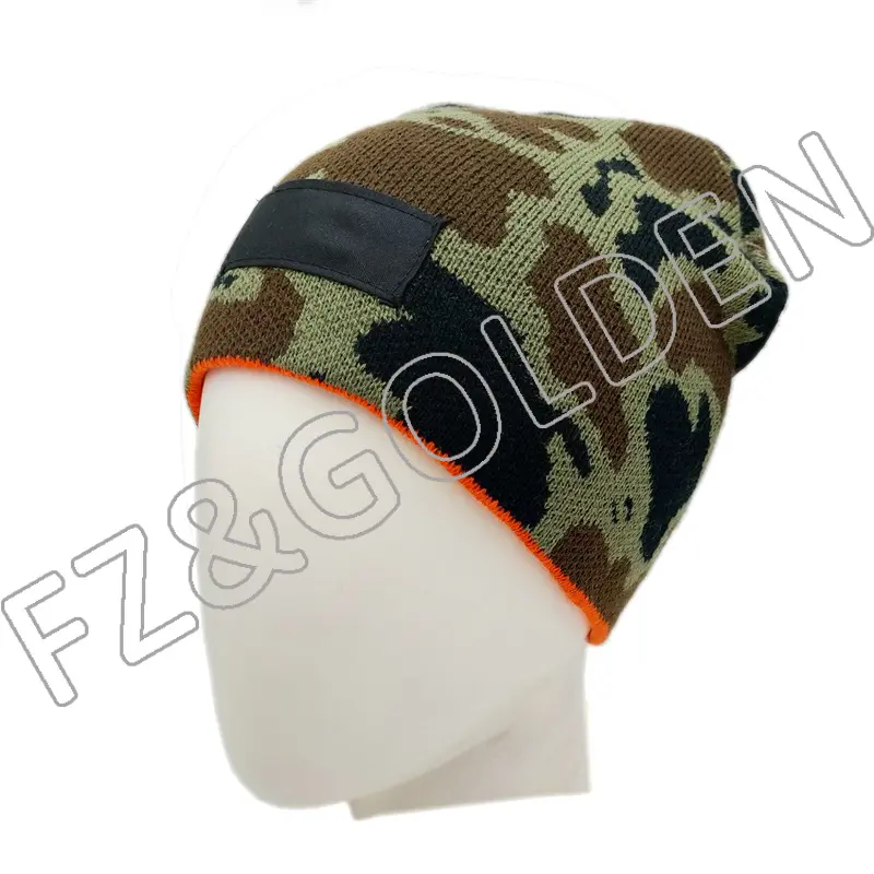 Best-Selling Merino Wool Beanie Factory –
Warm Knitted Winter Camouflage Beanie Hat – FUZHI