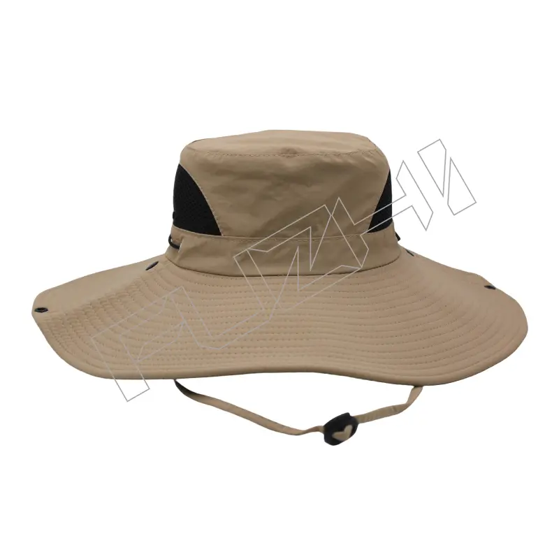 FZFH-2006 Summer quick-drying cape fishing hat sunblock hat outdoor sun hat UV protection sun hat Large brimmed hiking hat