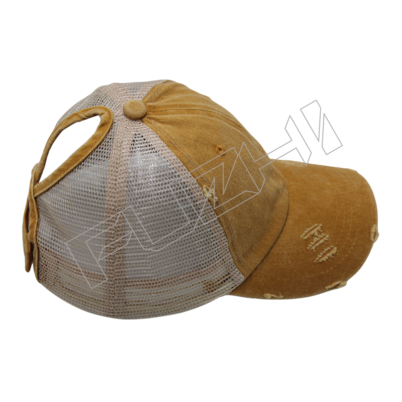 FZBC-6109 New fashion broken trucker washed vintage cap for men and women the same vintage fashion brand mesh baseball cap baseball cap wash to make old cap