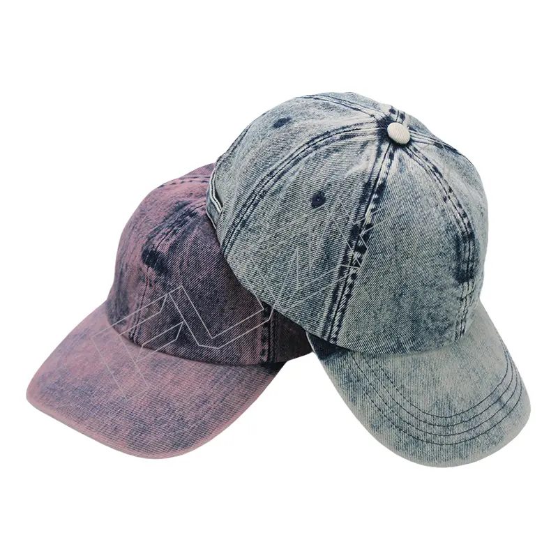 FZBC-6103 New denim washed vintage cap men’s and women’s outdoor fashion trend sports casual baseball cap denim washed cap with wide brim
