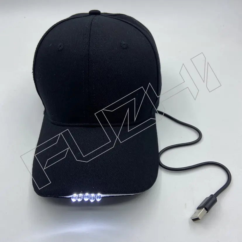 FZLC-3001 6 panel LED baseball cap