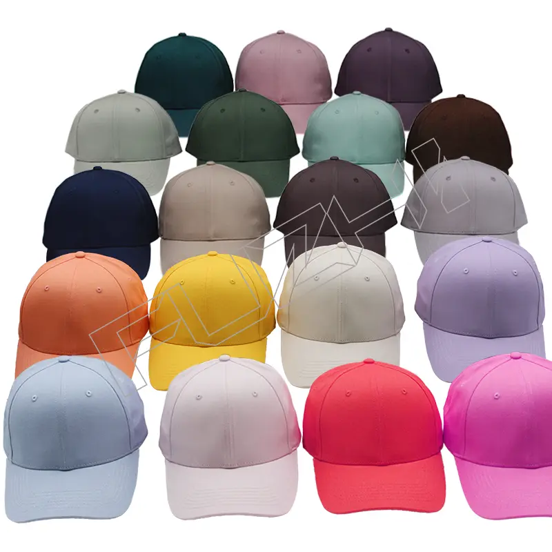 FZBC-5824 Customize unisex color 6 panel cotton sports baseball cap Featured Image