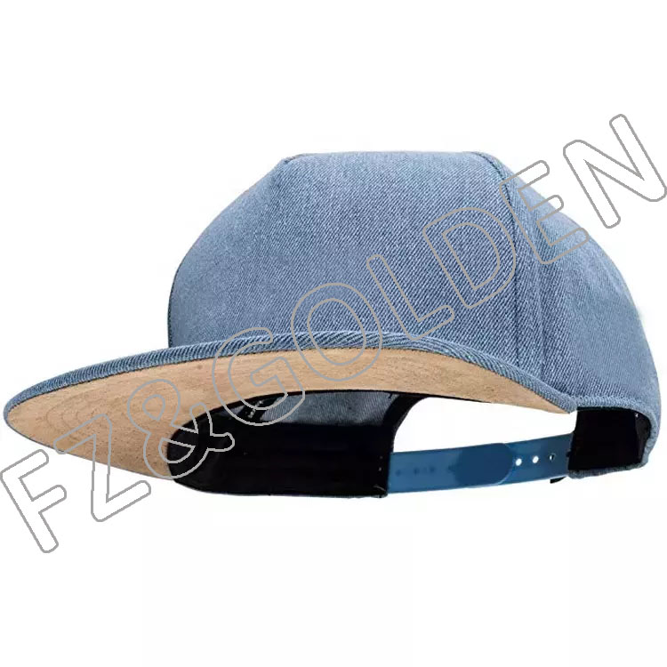 High-Quality Fitted Baseball Caps Suppliers -
New Arrival denim snapback cap 5 panel snapback hat with custom logo - FUZHI