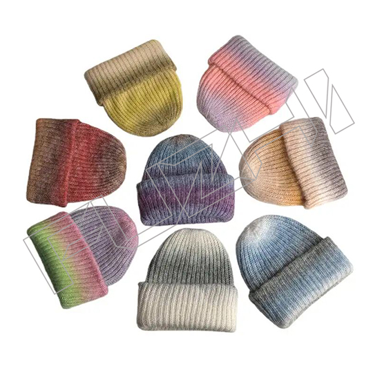FZBH20250623-2 New arrival high quality knitting winter wool beanie hat customized logo