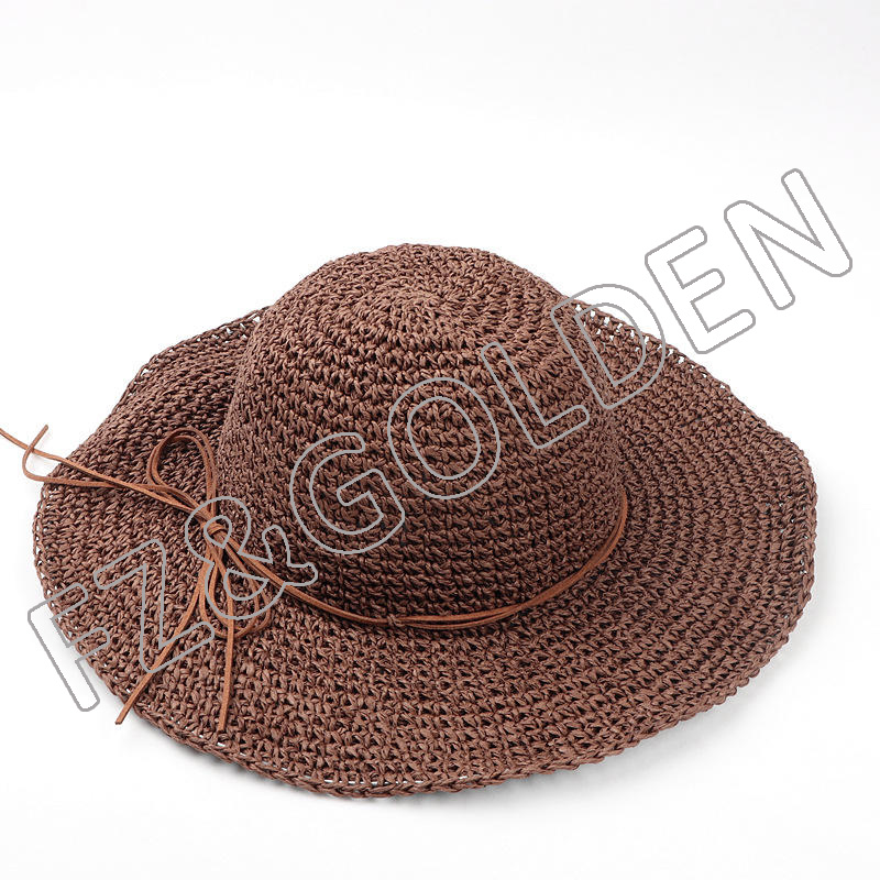 Discount Nets Hat Manufacturer -
Women's Sun Wide Brim UPF 50+ Summer Straw Beach Bucket Hat - FUZHI