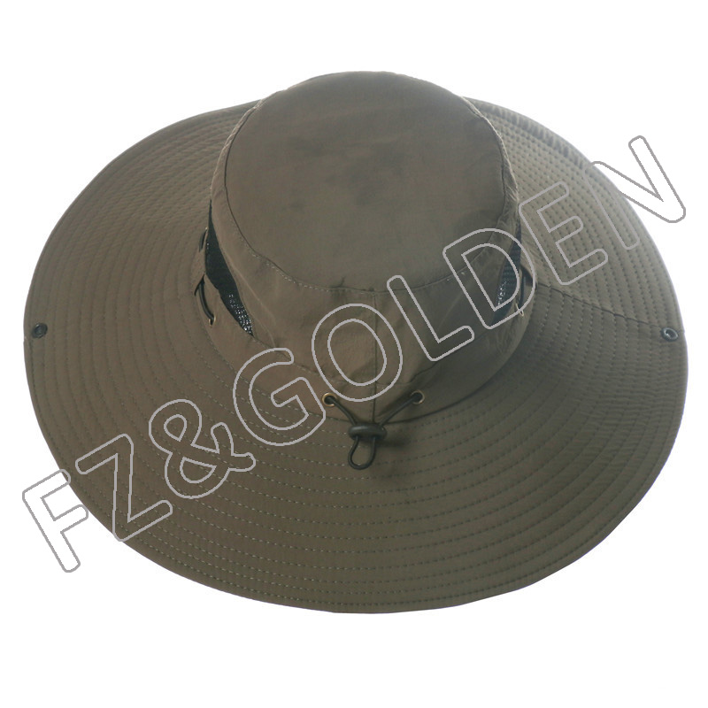 China Wool Knitted Hat Suppliers -
Foldable Super Wide Brim Fishing Bucket Safari UPF 50+ Sun Protect Hat - FUZHI
