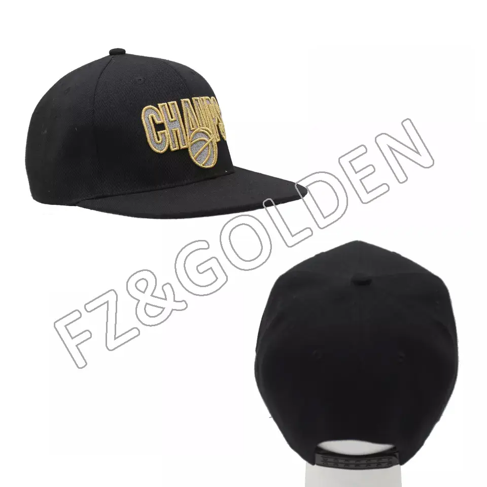 OEM/ODM Military Cap Supplier –
Luxury hip hop fitted custom embroidery flat bill brim peak snap back embroidered snapbacks cap hat – FUZHI