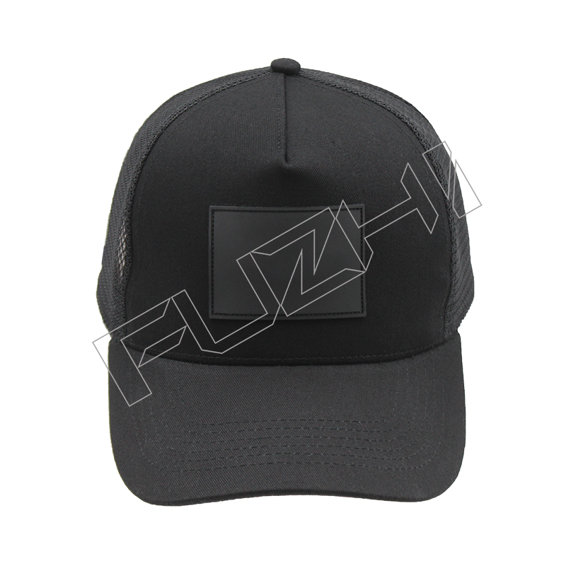 FZBC-5860 Customized rubber patch logo 5 panel baseball cap