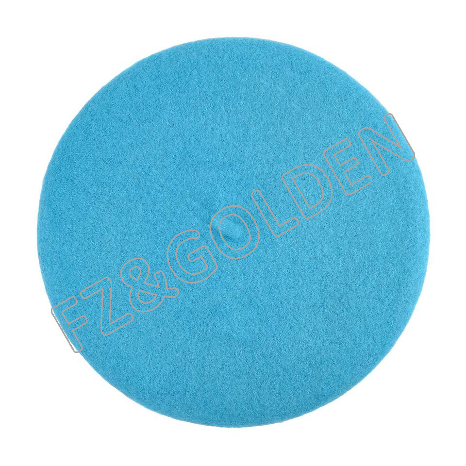 Export Snapback Hat -
French Solid Color Cashmere Classic Wool Unisex Beret Cap - FUZHI