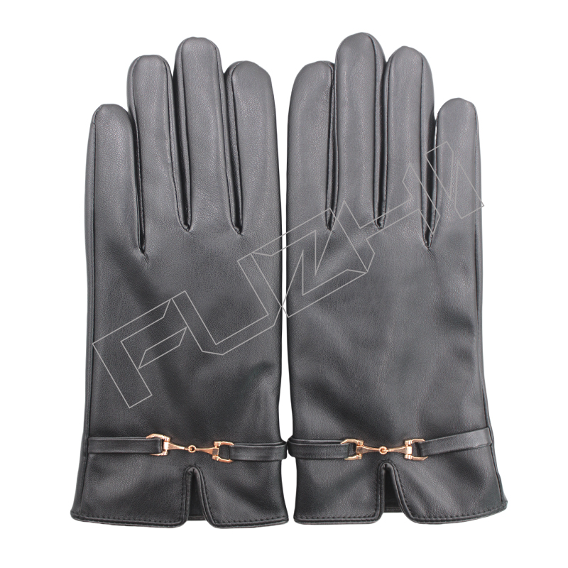 FZWG-1012 Men’s and women’s PU gloves new autumn and winter fashion warm and thick plus cashmere windproof and cold PU gloves