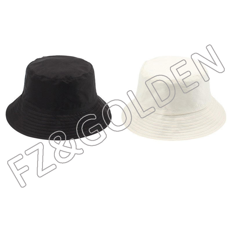 Best-Selling Kids Hat Supplier -
Sun Summer double side plain cotton custom logo fisherman bucket hat - FUZHI