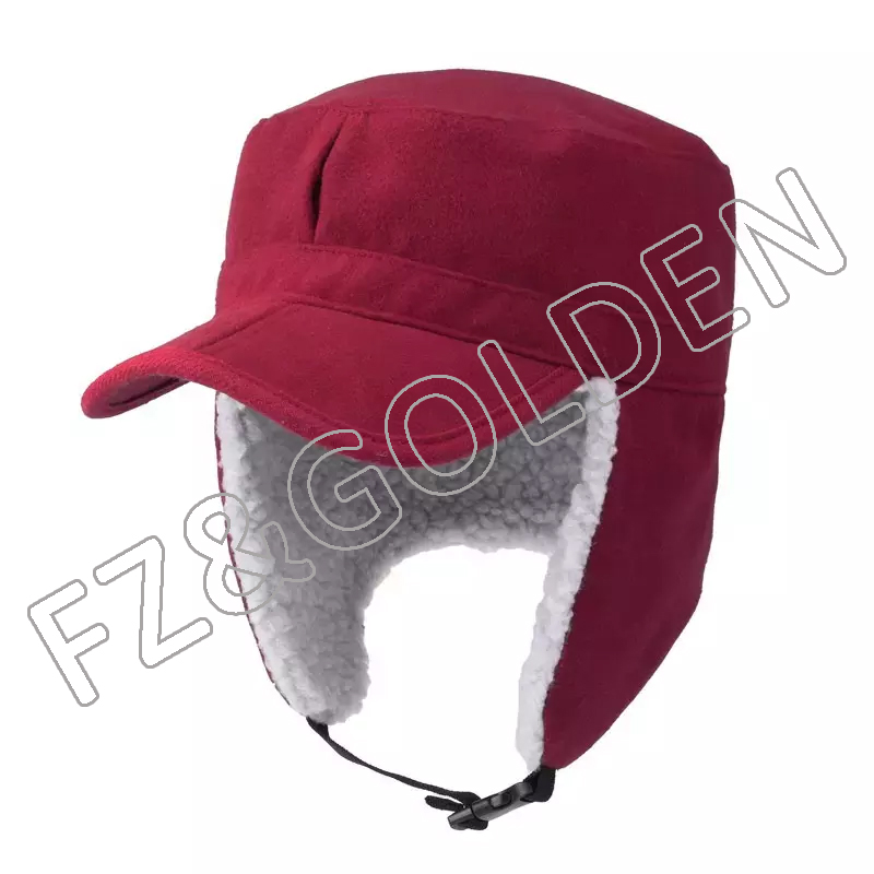 FZWH20250722-1 Hot selling soft faux fur bomber stock colors trapper mask Thickened Thermal Ear Protection warm Winter Trooper Hat
