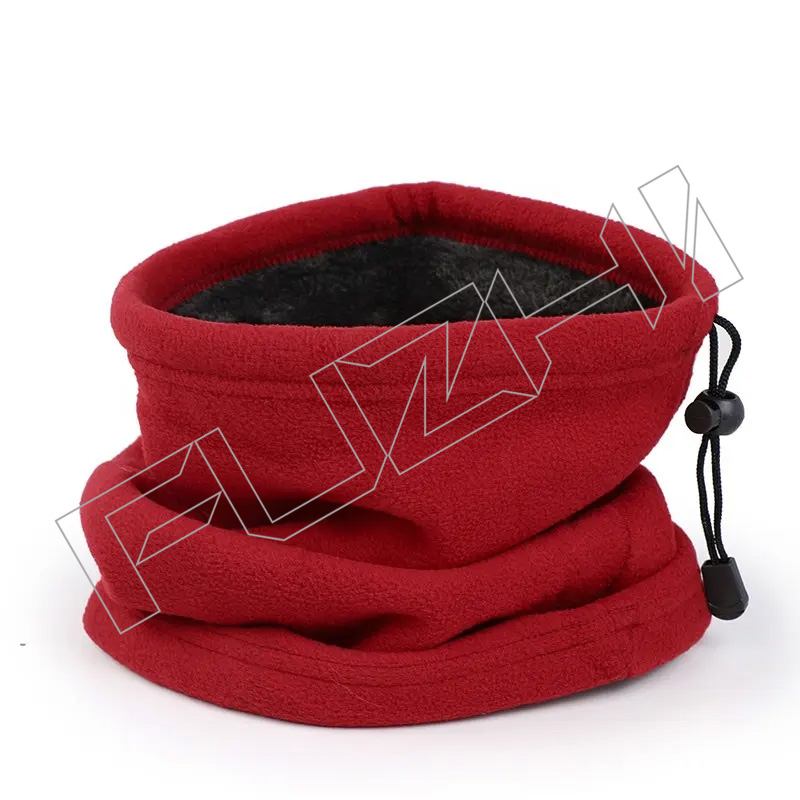 FZNW20250626 Multifunctional solid color neck warmer Cycling tubelar Neck warmer knitting pattern Polar fleece scarf