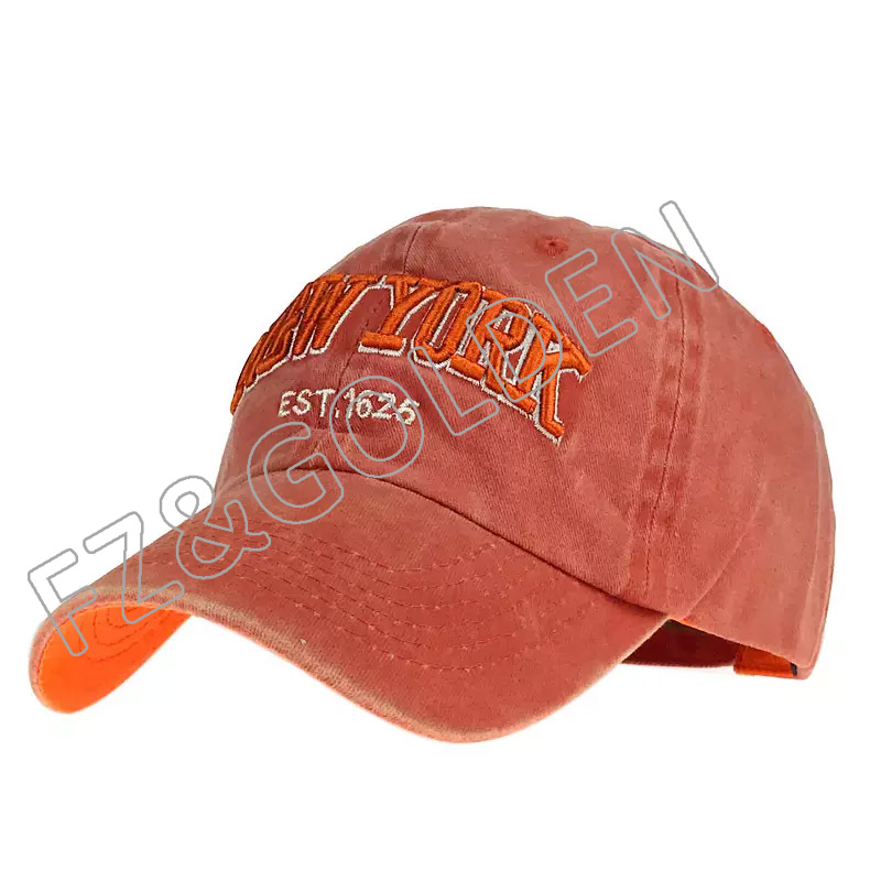 FZBC20250716 New arrival Sport Baseball 6-panel gorras Snapback Custom Embroidery Adjustable Baseball Cap Hats