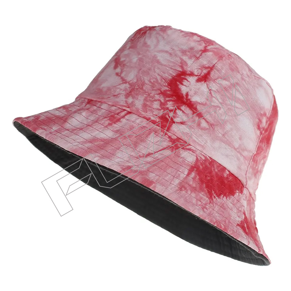 FZFH20250625-9 Fashion cool custom digital printed reversible buckets hats sublimation caps