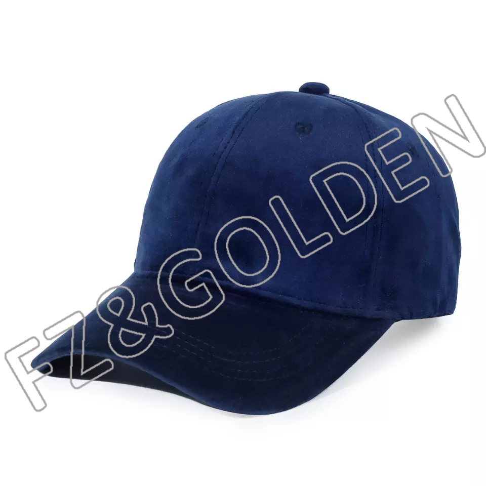 FZBC20250716-4 Custom Corduroy embroidery logo curved brim sports hat 6 panel autumn winter baseball velvet caps