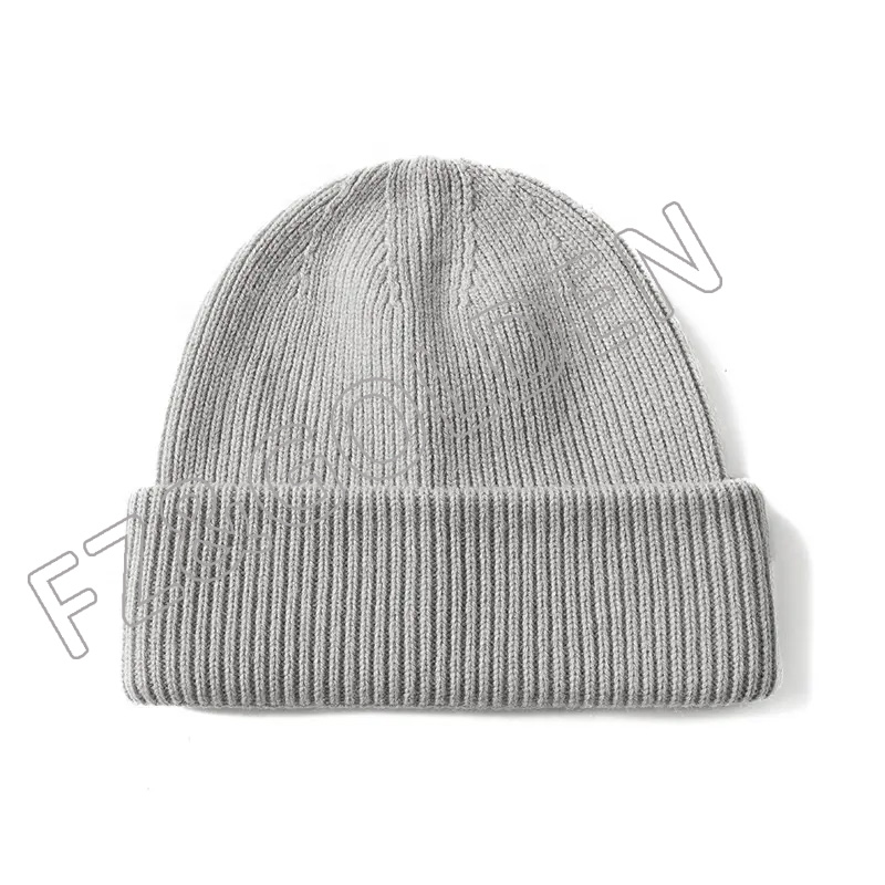 FZBH20250626 wholesale high quality fashion womens hats wool cashmere winter beanie with custom embroidery logo