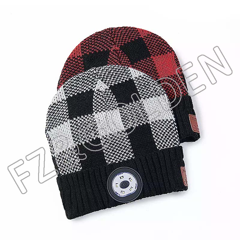 Discount Knitted Beanie Suppliers -
New arrival hot sale smart wireless musical knit bluetooth beanie hat with light and headphones - FUZHI