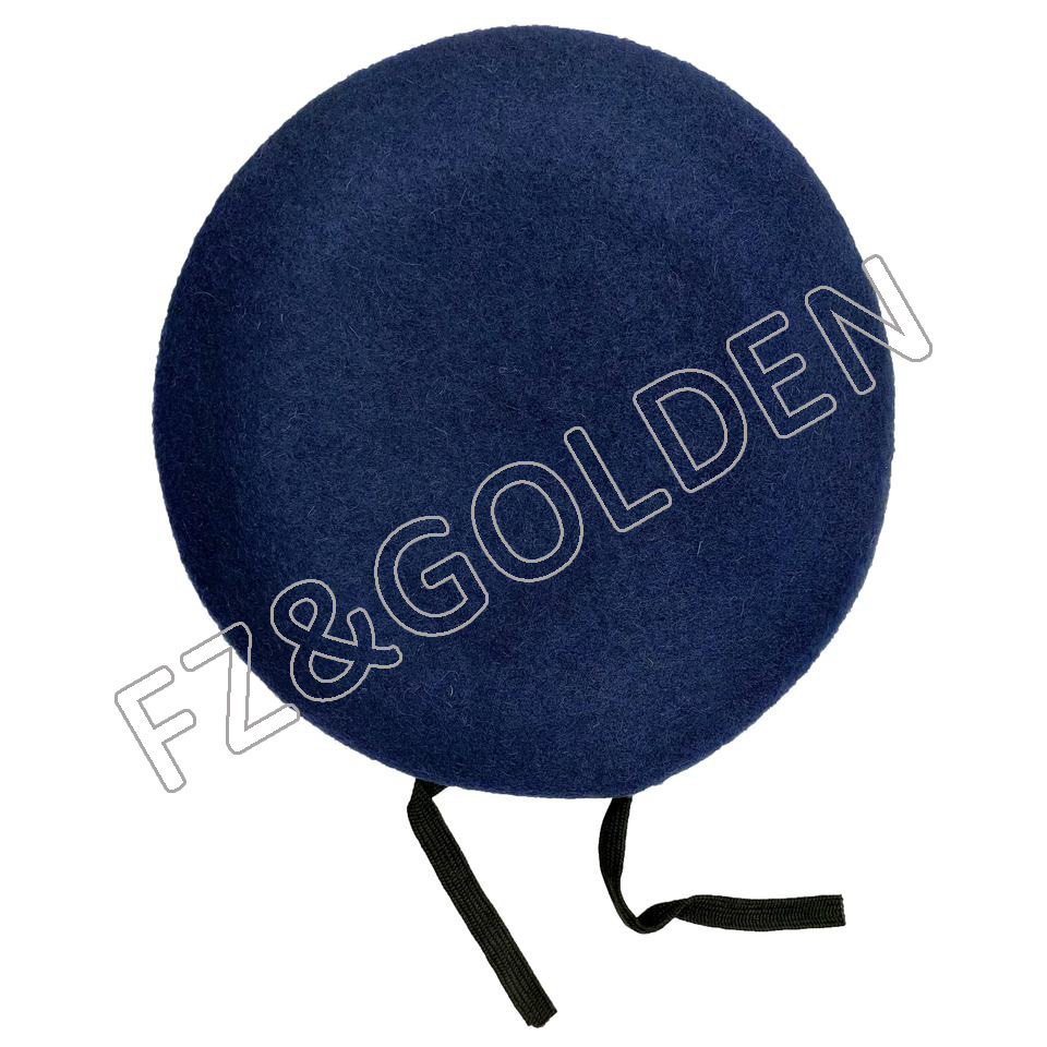 Cheapest Men Beanie Hat Manufacturer -
Army Military Flash Midnight Navy Blue Custom Berets - FUZHI