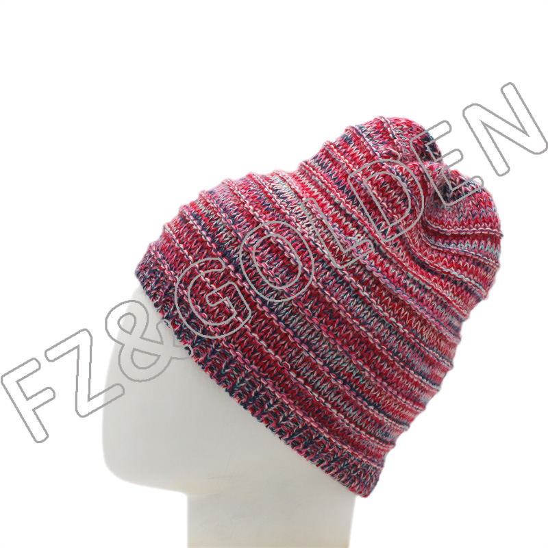 China Beanie Hats Supplier -
Winter Warm Knitted Pink Beanie Hat for Women - FUZHI